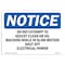 Signmission OSHA Sign, Do Not Attempt To Adjust Clean Or Oil Machine, 10in X 7in Plastic, 10" W, 7" H, Lndscp OS-NS-P-710-L-11070 - alternate 1